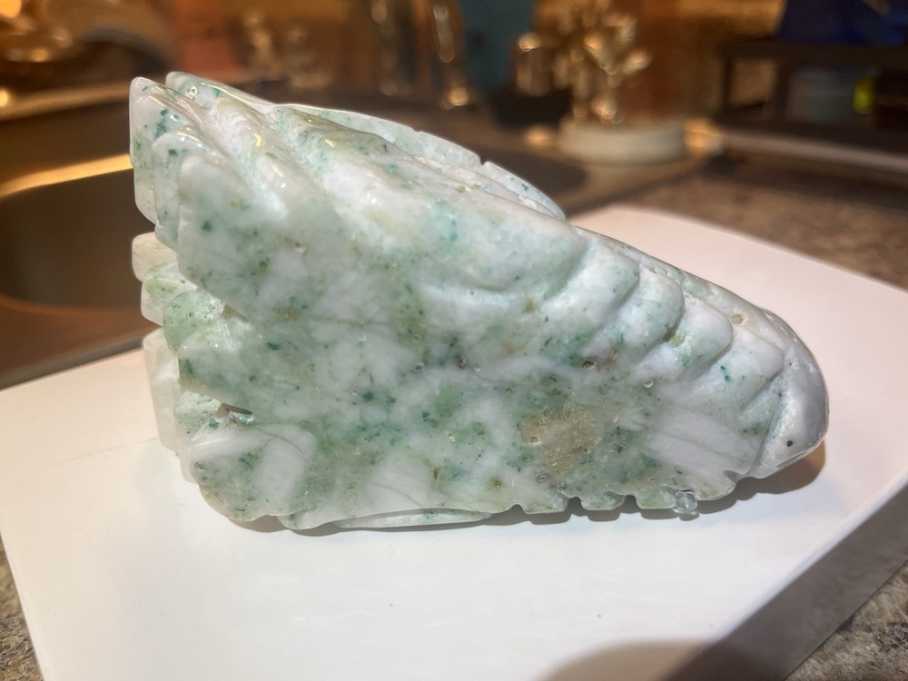 Phoenix Stone Dragon Head Carving