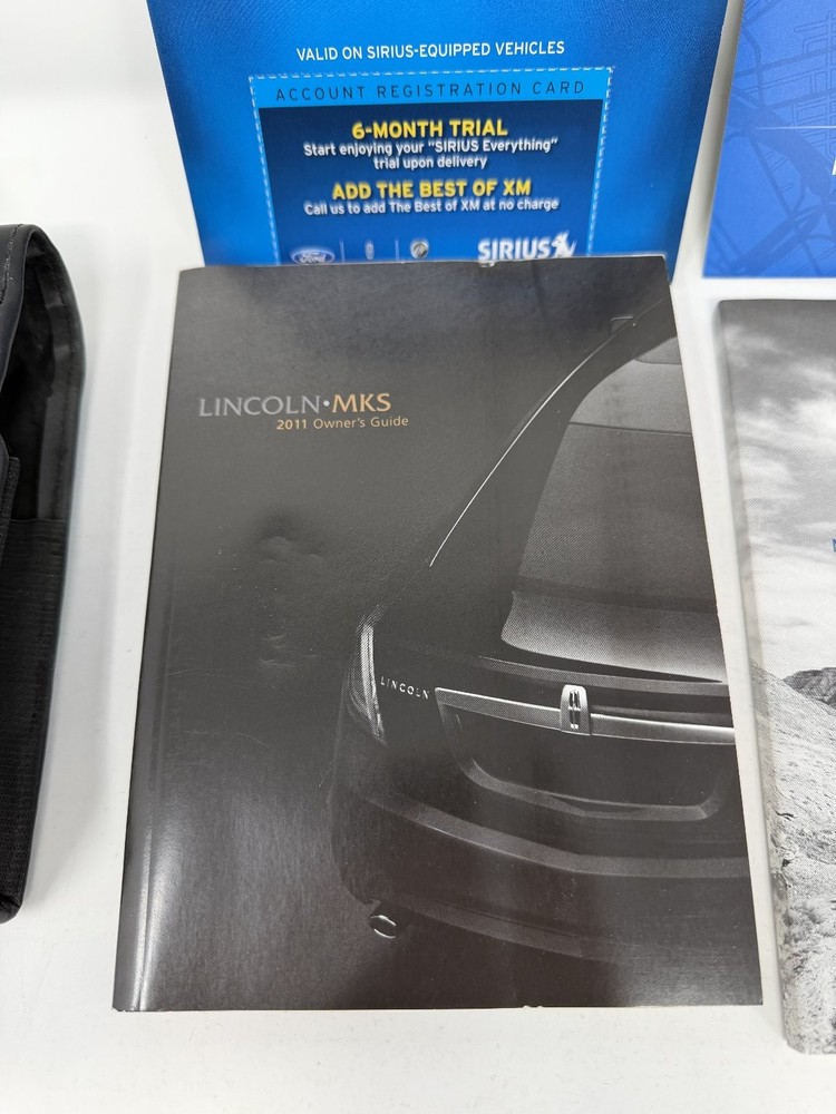 2011 Lincoln MKS Owners Manual OEM Set