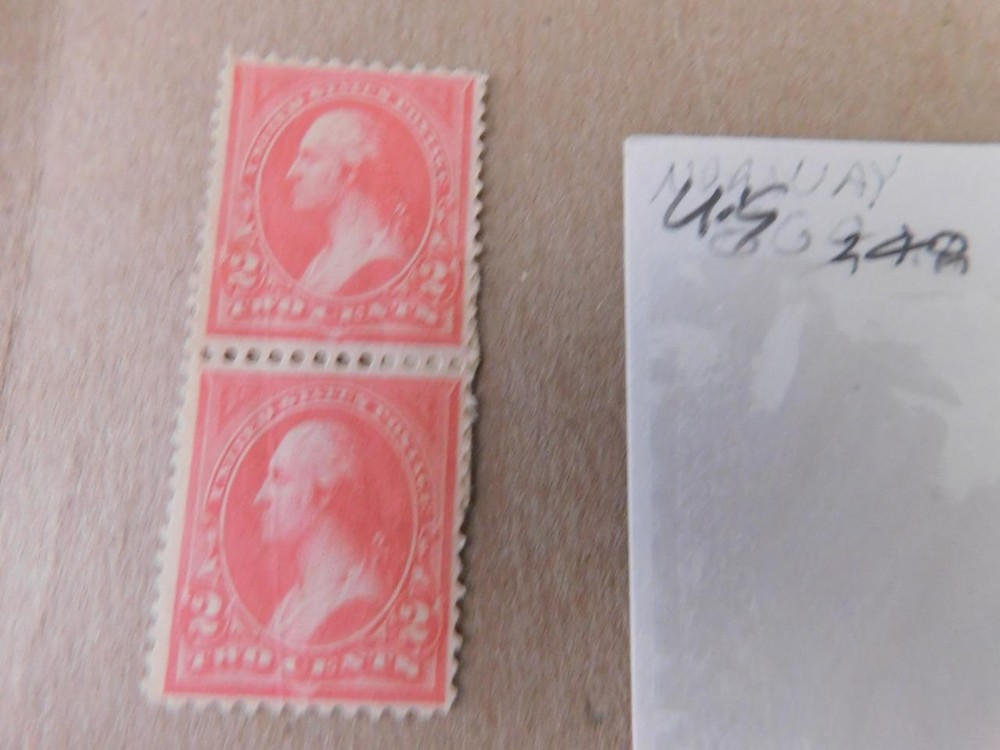 US SCOTT# 248, VERTICAL PAIR MINT HINGED