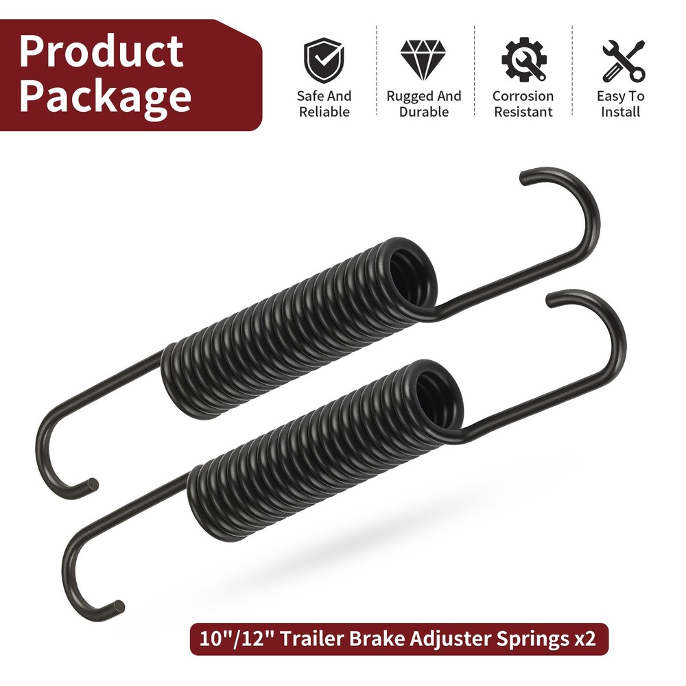10"/12" Trailer Brake Adjuster Springs Set For Dexter For Hayes Electric Brakes
