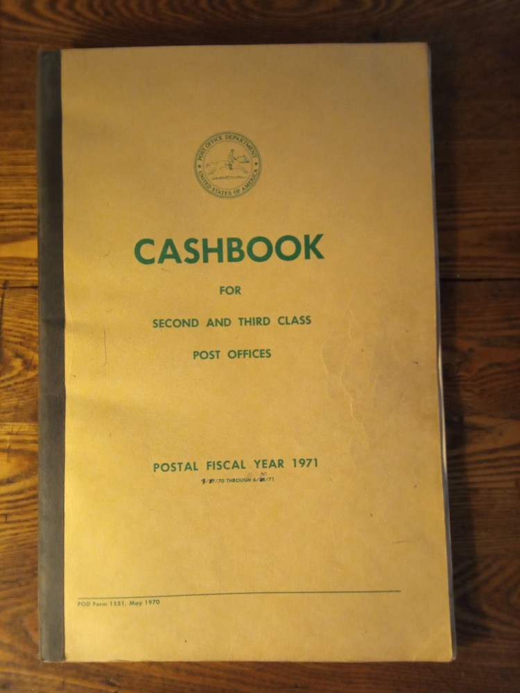 USPS 1971 Cashbook