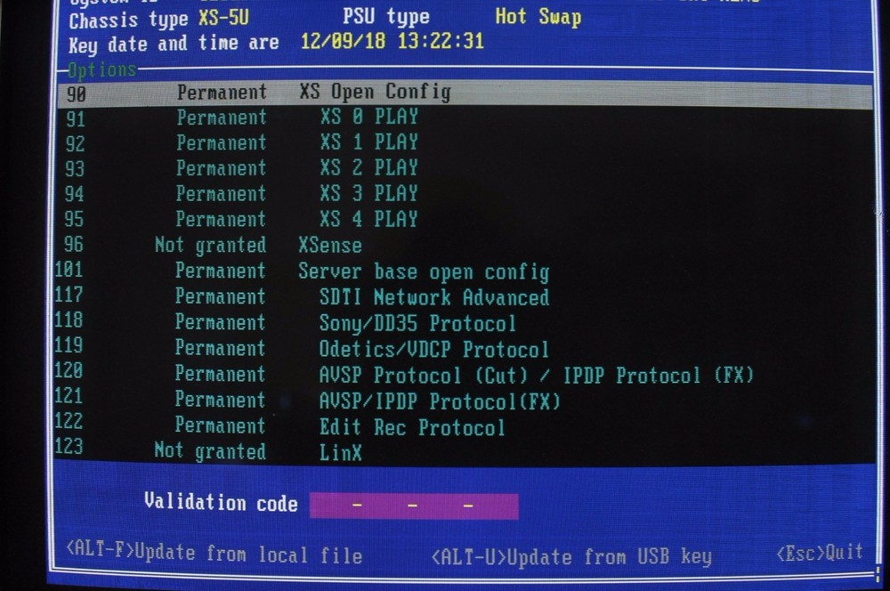 EVS xs 4ch HD / SD disk server with HD license (Reference 2)