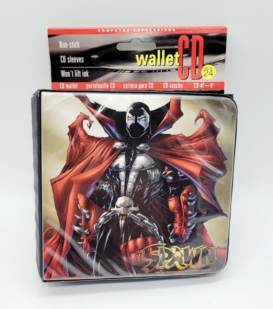 Rare Spawn CD Holder 90s Case Computer Expressions Case Logic  New Old Stock