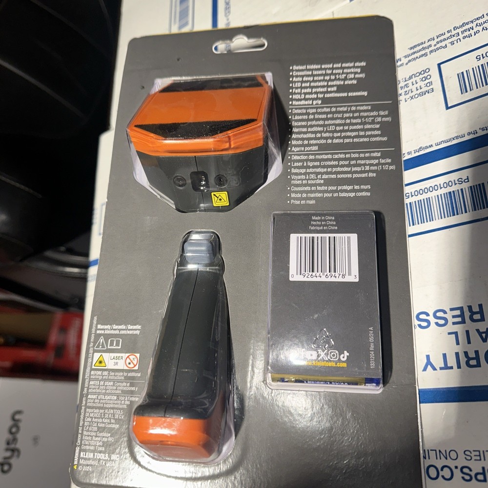 Klein Tools ESF150LL Electronic Stud Finder with Cross-Line Lasers