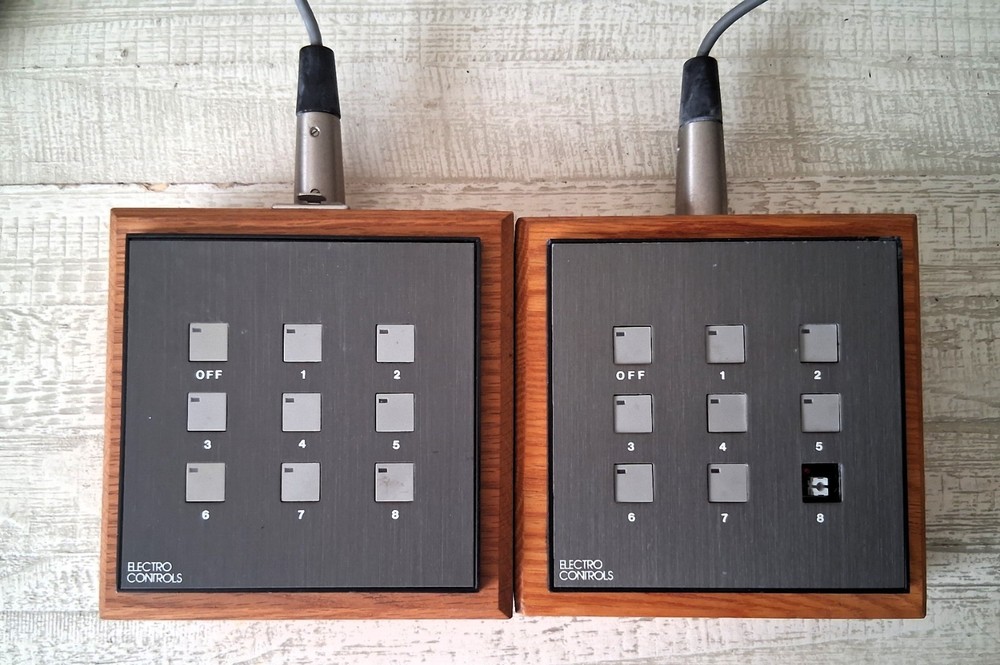 Macro Electronics DMS Control panel mount preset lighting dimmer station