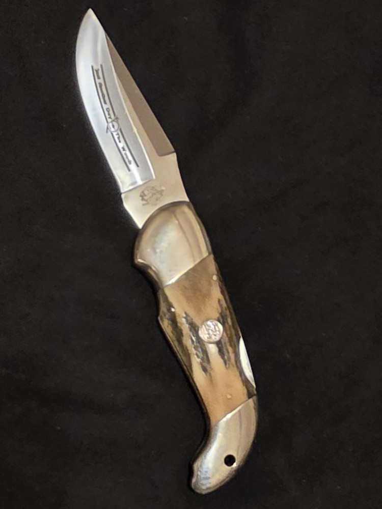 FOX And HOUND POCKET KNIFE Italy Bone Handle