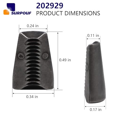 202929 Replacement Jaws for Riveter Compatible with Huck150a & 175a (3-Pack)