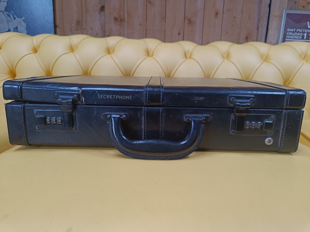 Briefcase with secret phone