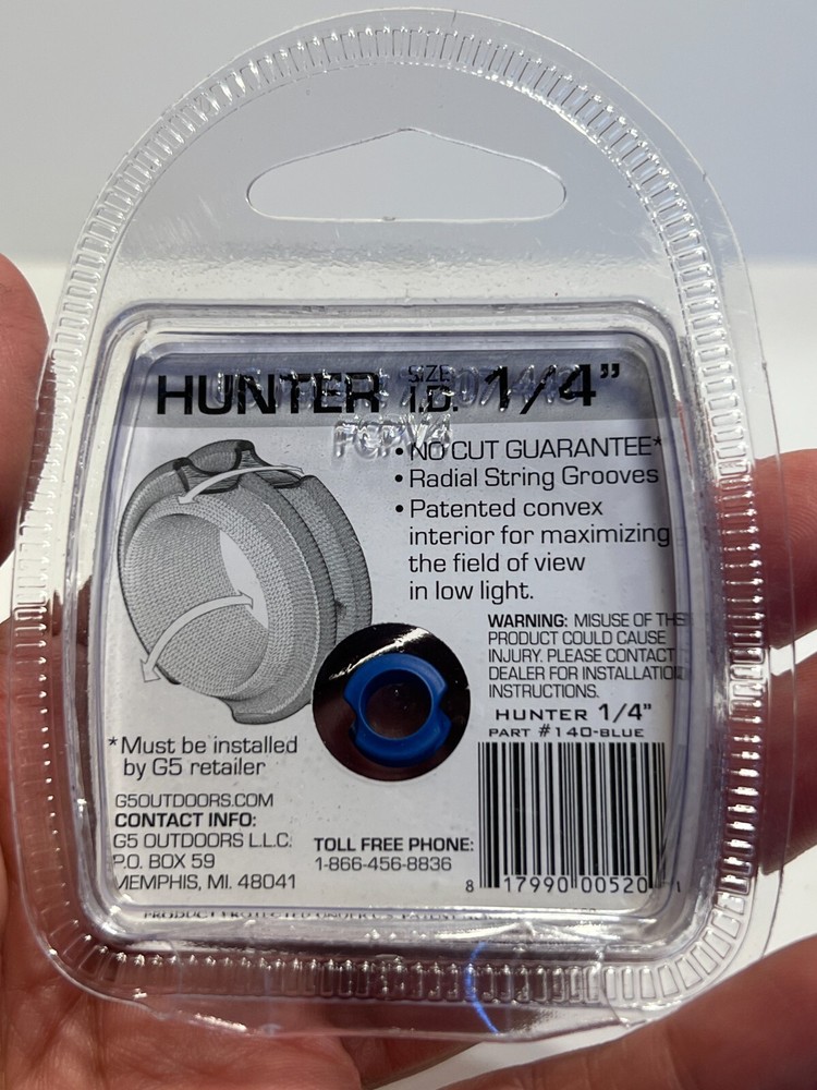 META Pro G5 Outdoors Peep Sight HUNTER I.D. 1/4" #140-BLUE