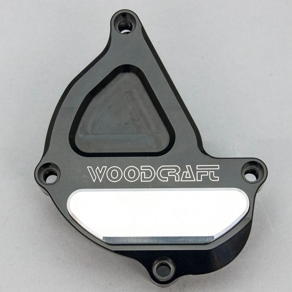 YAMAHA 2018-21 MT-10 WOODCRAFT IGNITION TRIGGER COVER ENGINE PROTECTOR BLACK PAD