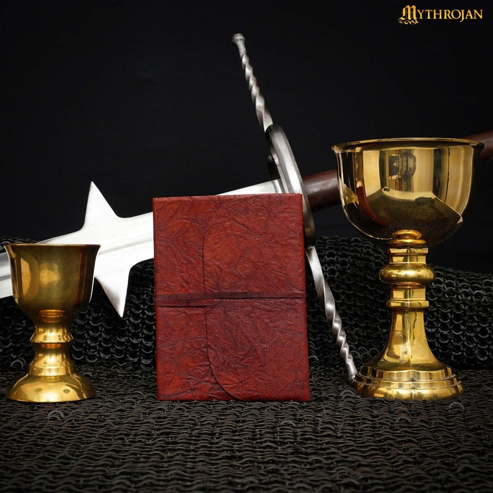 Leather Journal Notebook Blank Paper with Cord Closure Handmade Diary