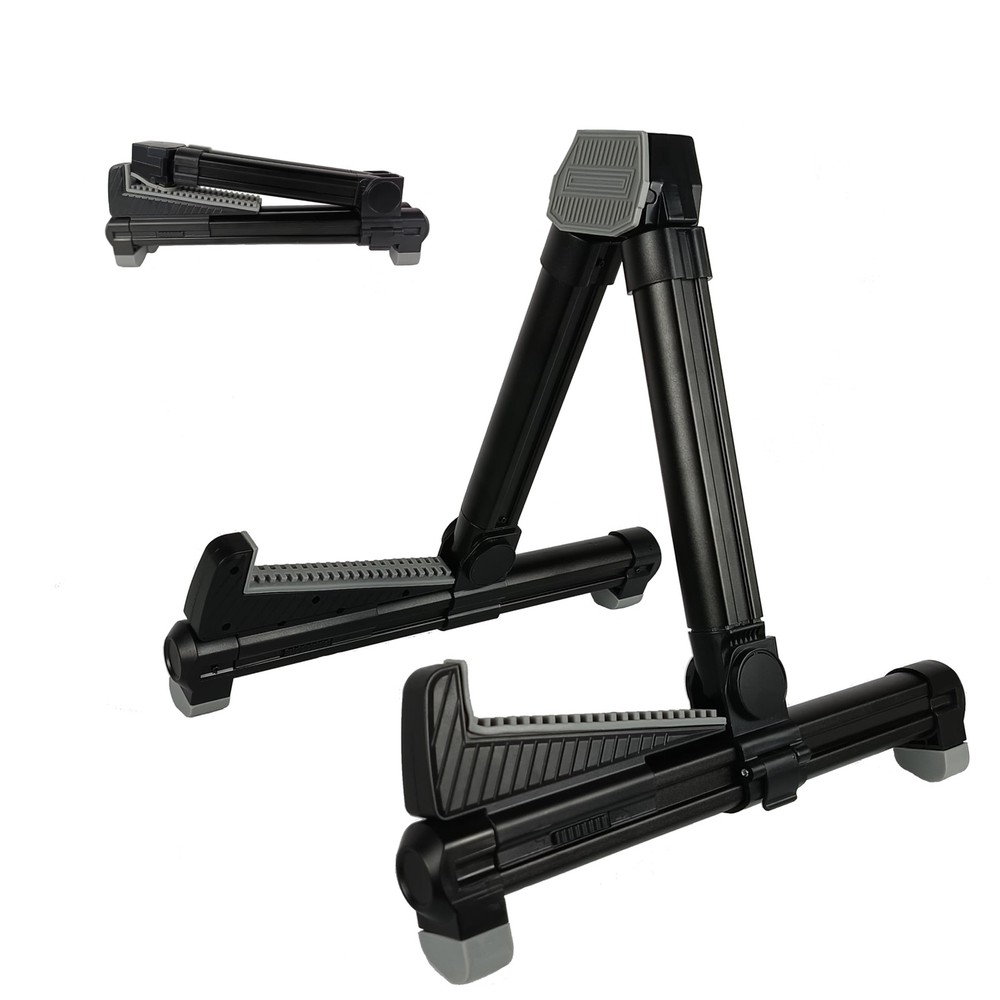 Adjustable, Folding Guitar Stand for Acoustic, Classical, Electric Guitars, B...