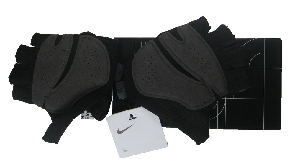 Nike Women's Gym Elemental Training Gloves Size M Medium - Black