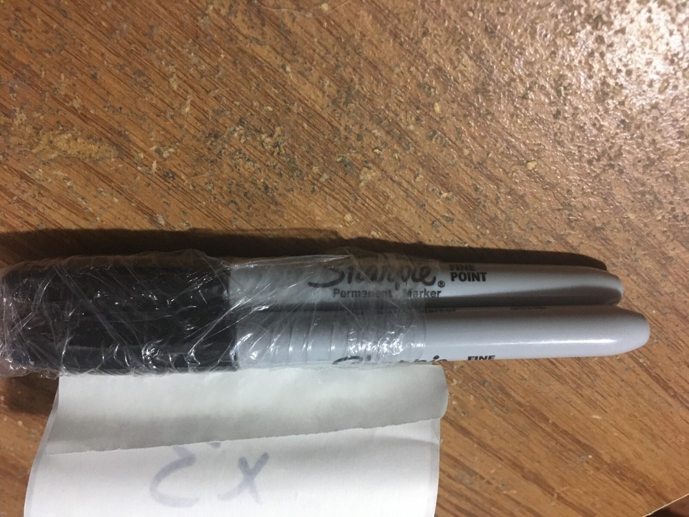 Sharpie® Black Fine Point Permanent Marker Qty-3