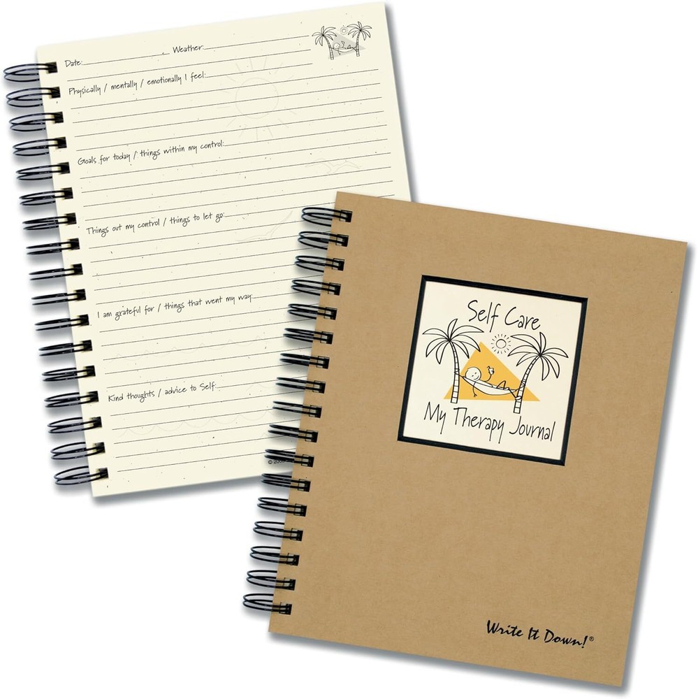 Write It Down series by Journals Unlimited, Guided Journal, Self Care