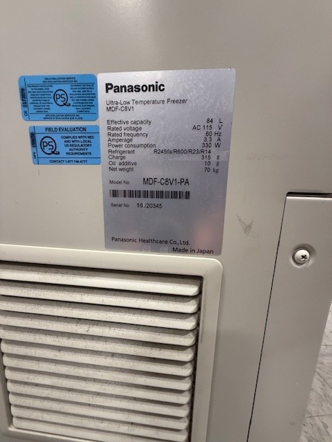 MDF-c8V1-pa PANASonic Ultra-Low Temperature Freezer