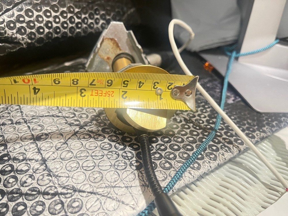 Brass Conference Table through under Mount Microphones (R3)