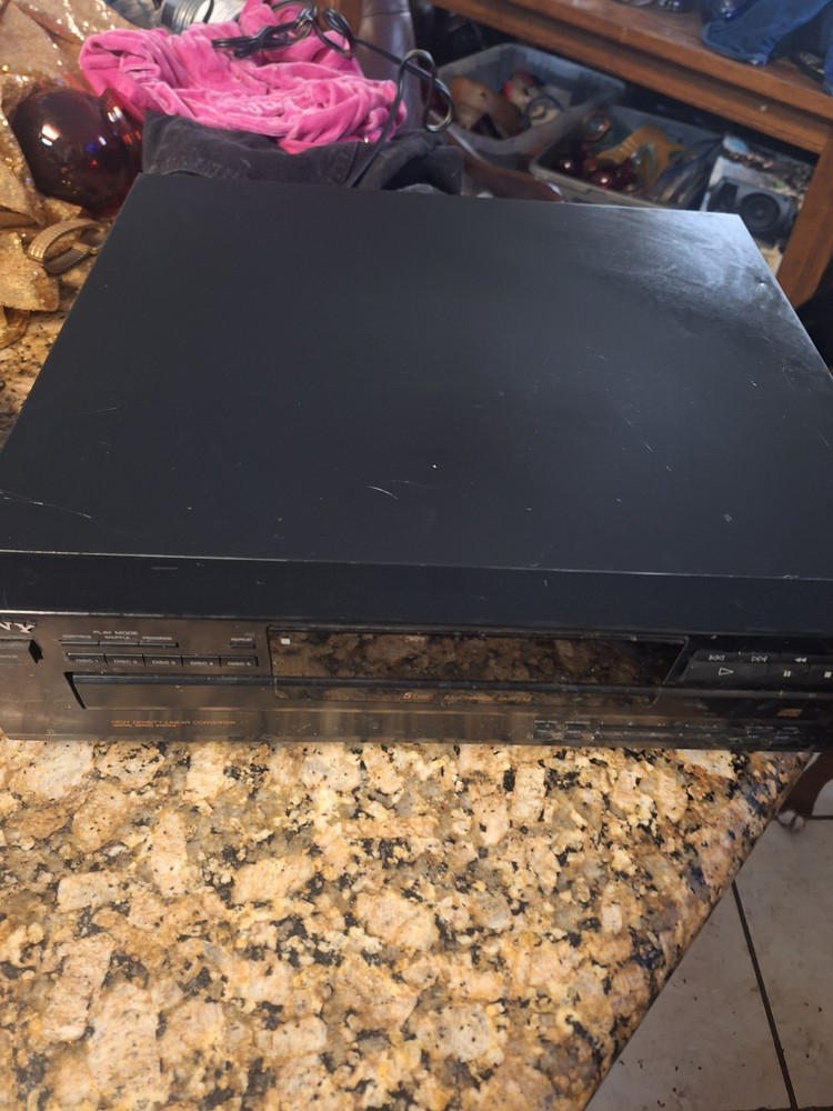 5 Discs CD Player Sony Not Tested