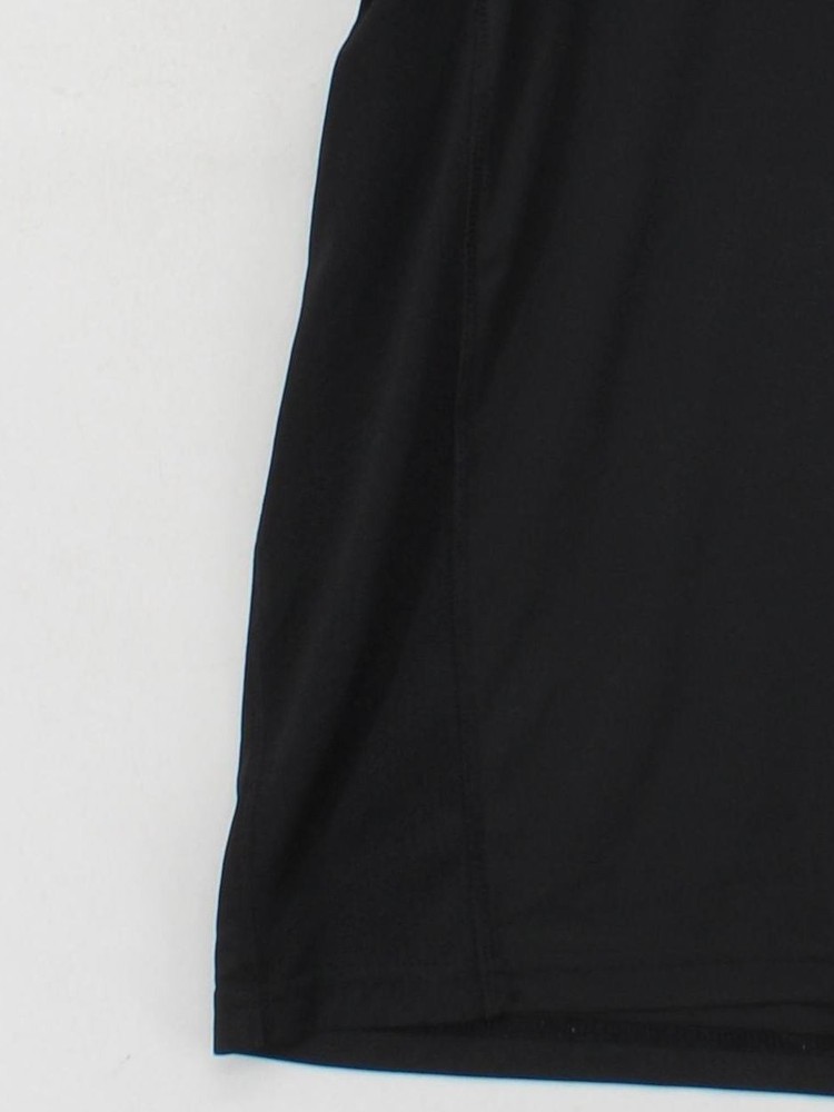 Adidas Men's T-Shirt L Black 100% Polyester Round Neck Basic
