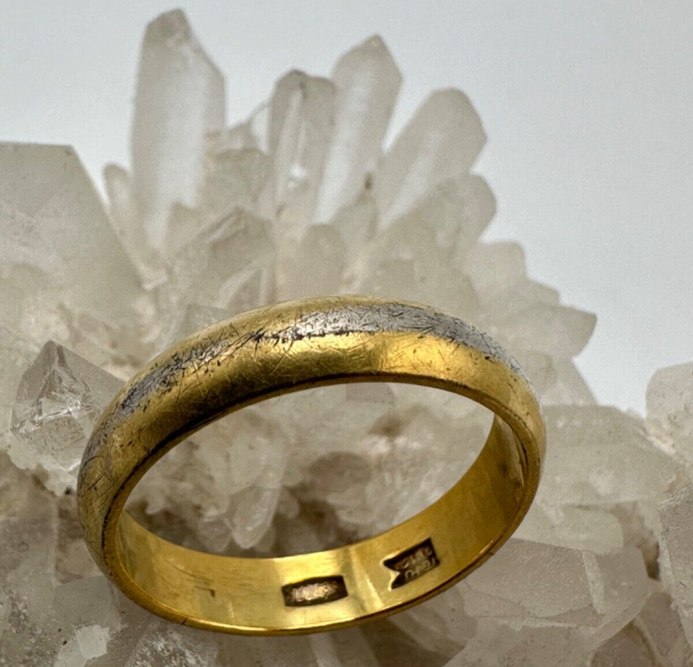 Old soviet Engagement Ring Silver 875