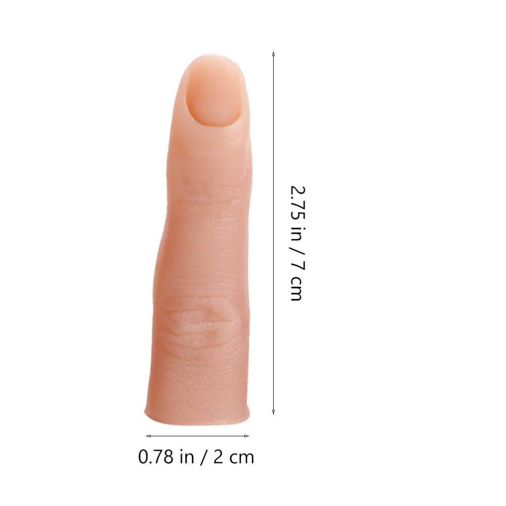 Prosthetic Finger Tips Realistic Silicone Hand Full Practice Tools Hands Fake