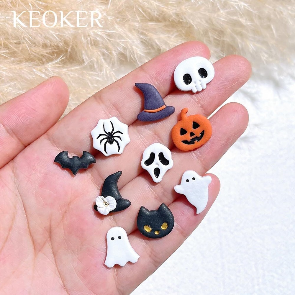 KEOKER Halloween Polymer Clay Cutters, Studs Cutters