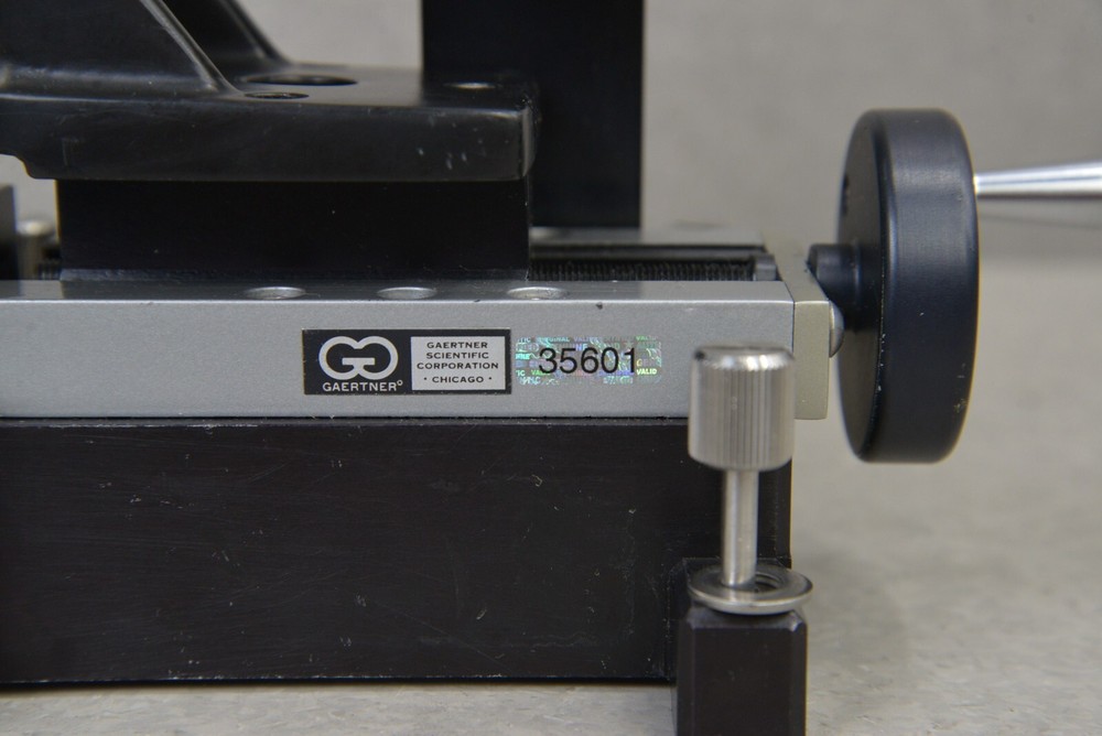 Gaertner Scientific Microscope Stage Support Base Level Dial Indicator 13162691