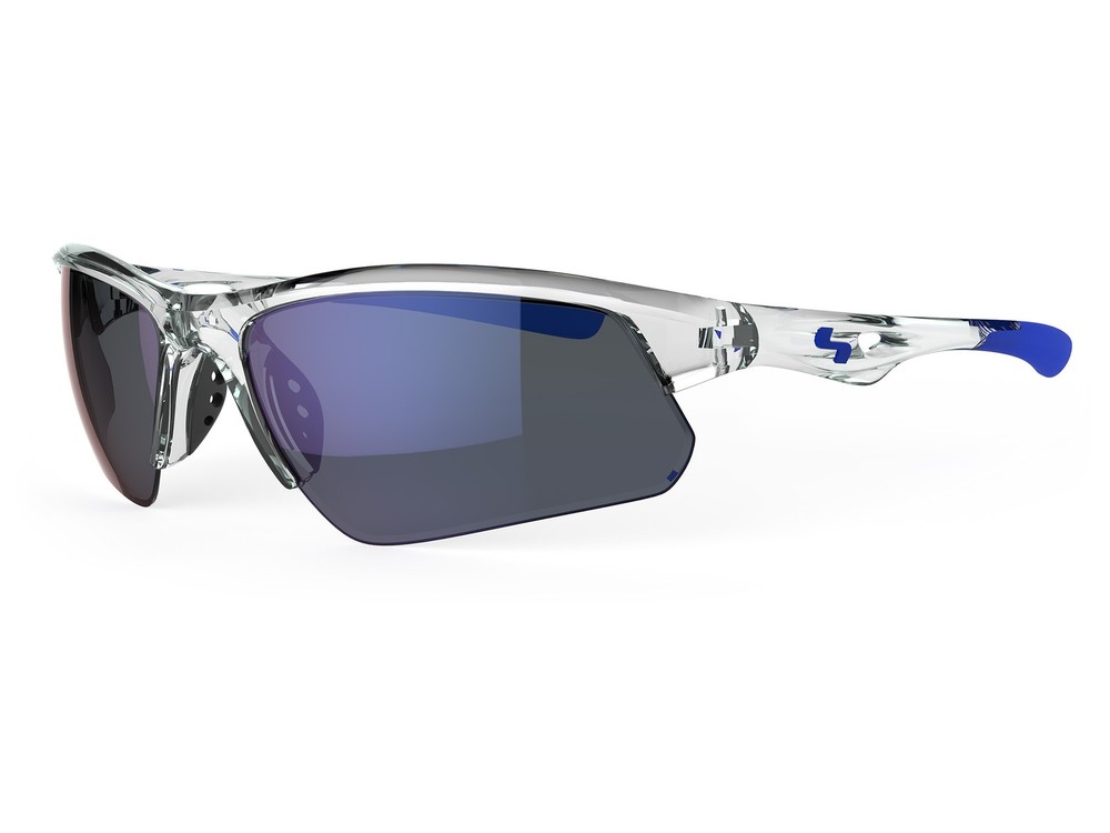 SUNDOG Golf Stack Crystal Clear/Smoke/Lt Blue Sunglasses New