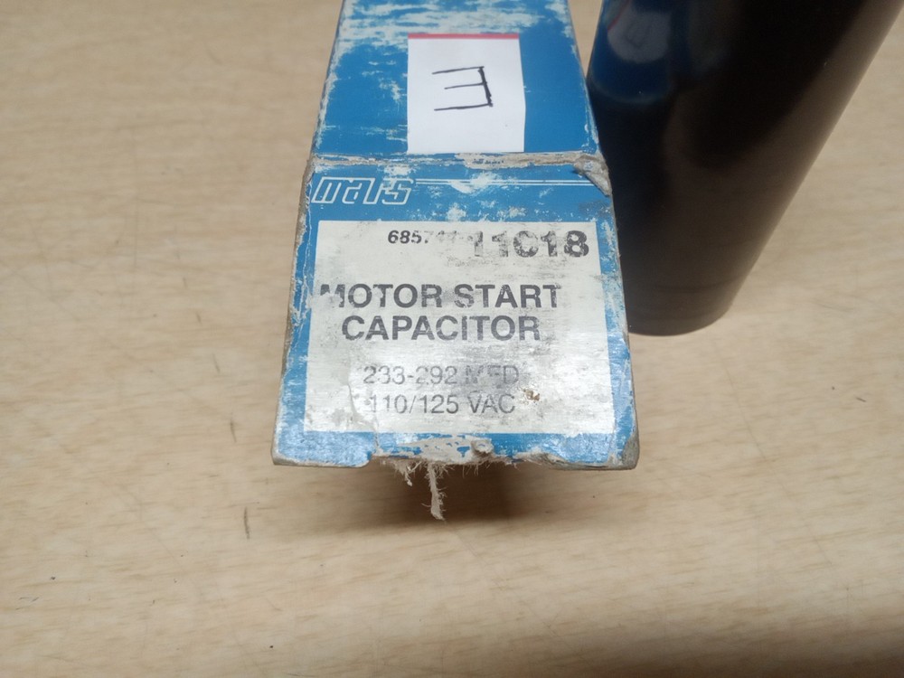 Mars 685744-11018 Motor Start Capacitor 233-292MFD