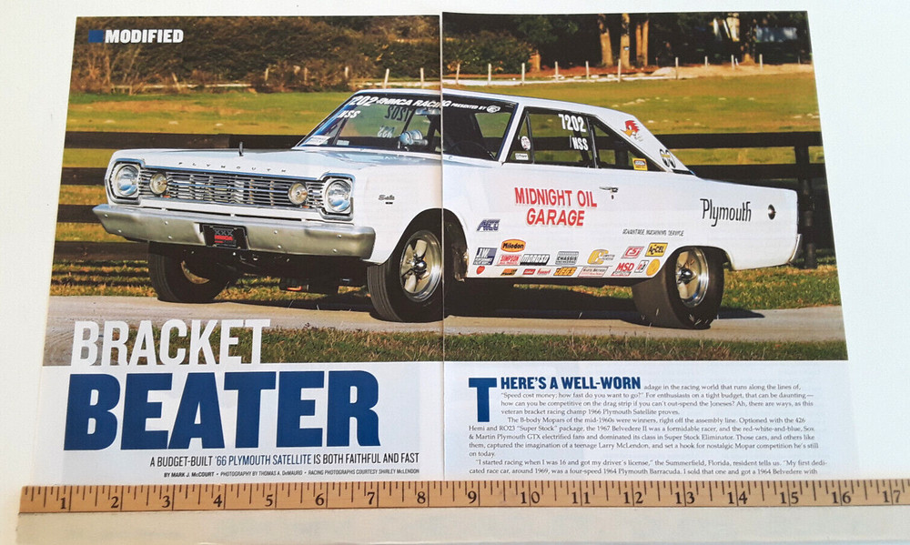 1966 PLYMOUTH SATELLITE ORIGINAL 2020 ARTICLE