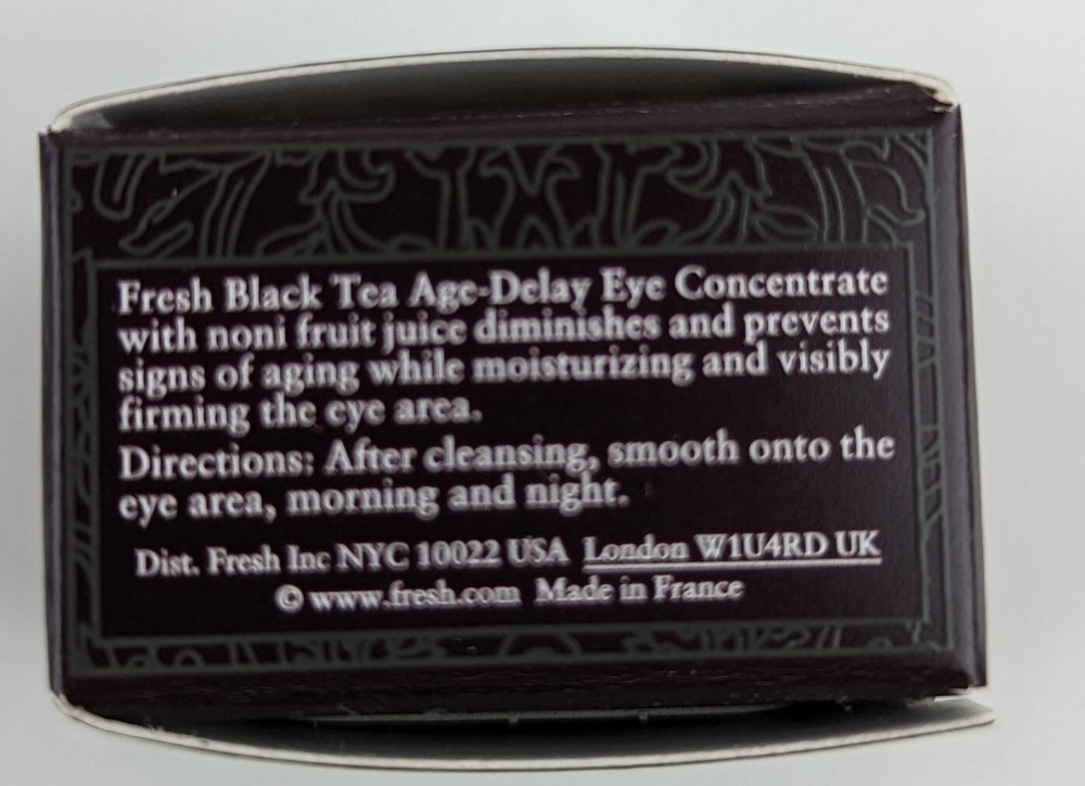Fresh Black Tea Age-Delay Concentrate 3ml/0.1fl.oz. Sample