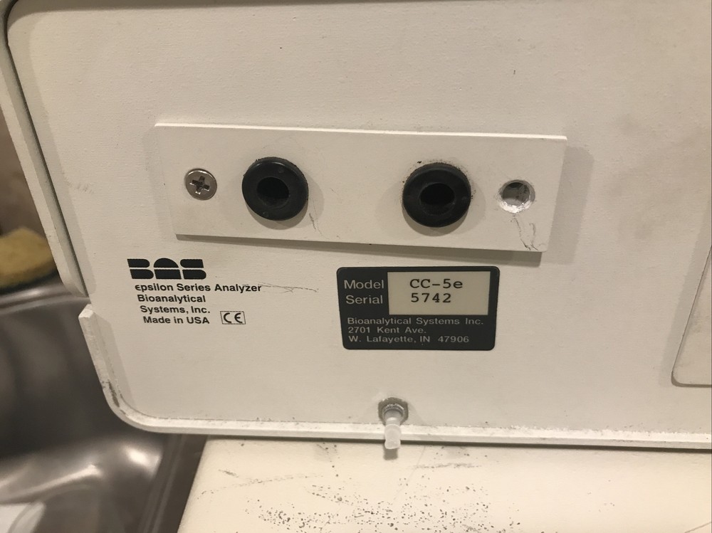 BAS LIQUID CHROMATOGRAPHY SYSTEM UV 116 UV VIS DETECTOR, PM 80 SOLVENT DELIVERY