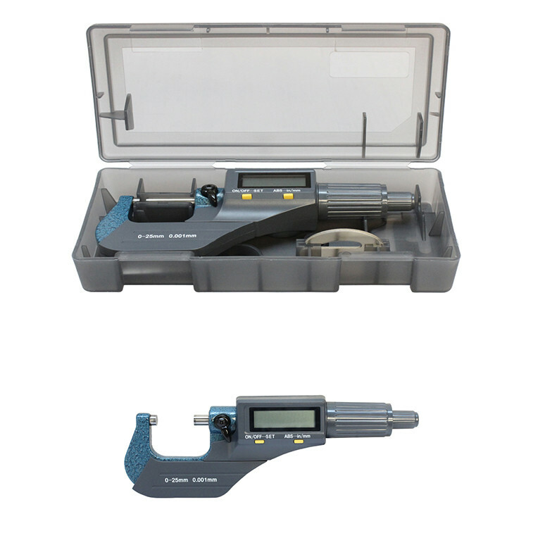Electric Digital Micrometer Mechanical Tool .00005'' Resolution