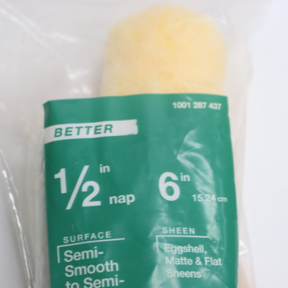 (1-Pk) Better Mini Paint Roller High-Density Polyester Knit 6" x 1/2"