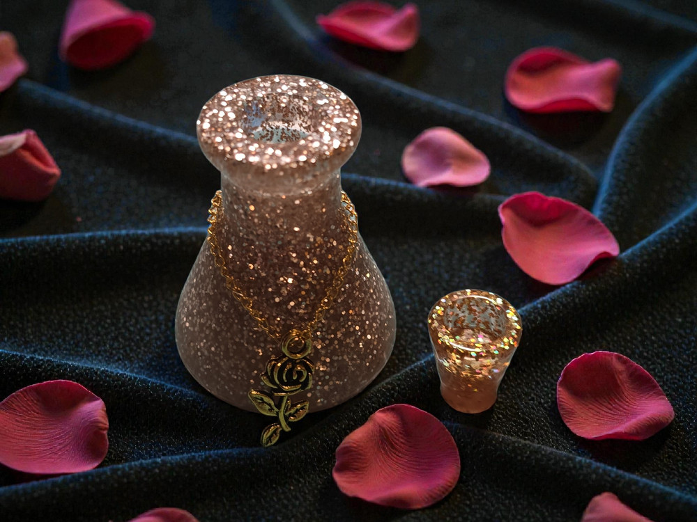 Glitter Gold Potion Jar