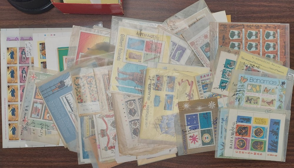 BRITISH COLONIES SOUVENIR SHEETS - some multiples, Total Scott $1,900+