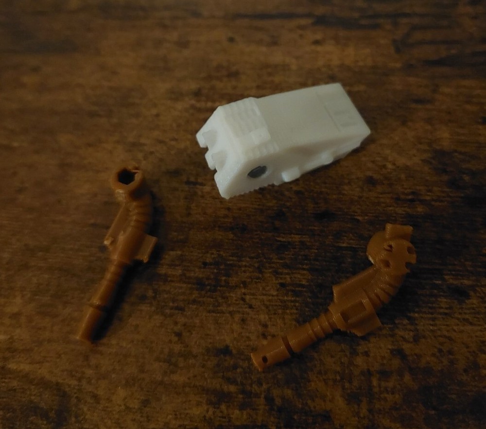 Starriors Runabout Head And Guns - Repro 3D Printed