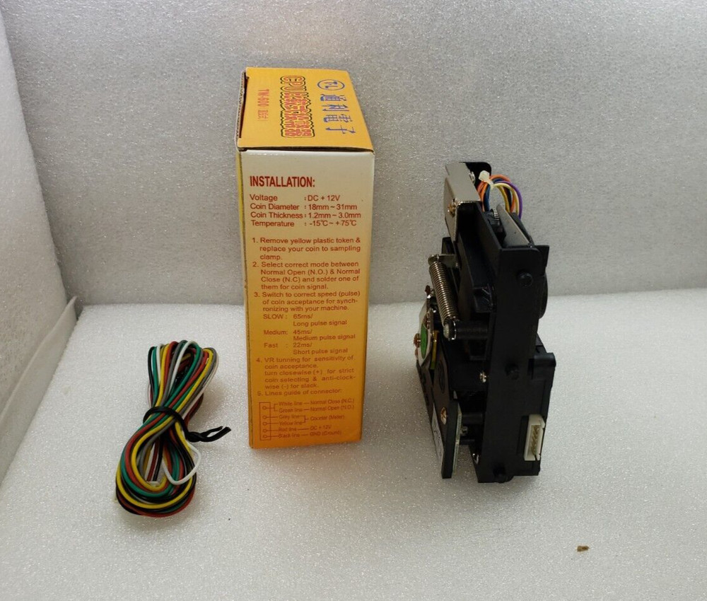 Coin Selector TW-600 (CPU comparable) for Arcade Machine Video Game Arcade Parts