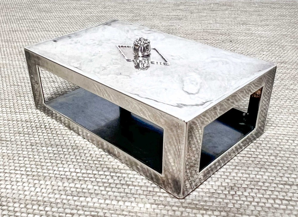 Georg Jensen sterling silver table match box holder #329A by Johan Rohde c1930