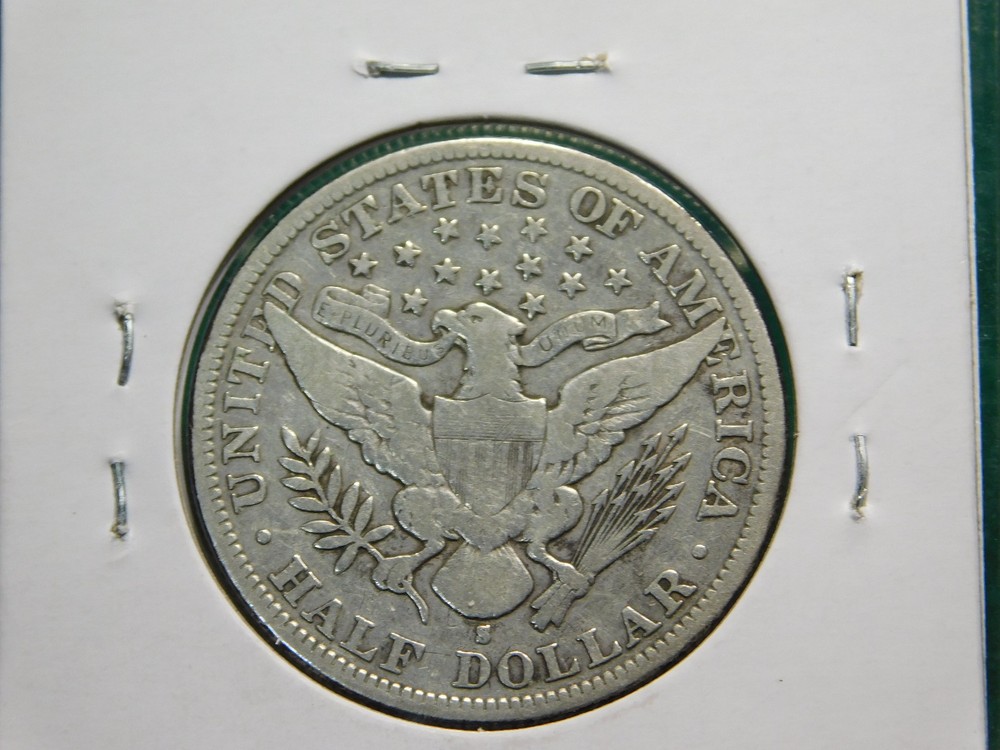 1896 S Barber Half Dollar Item # 12688