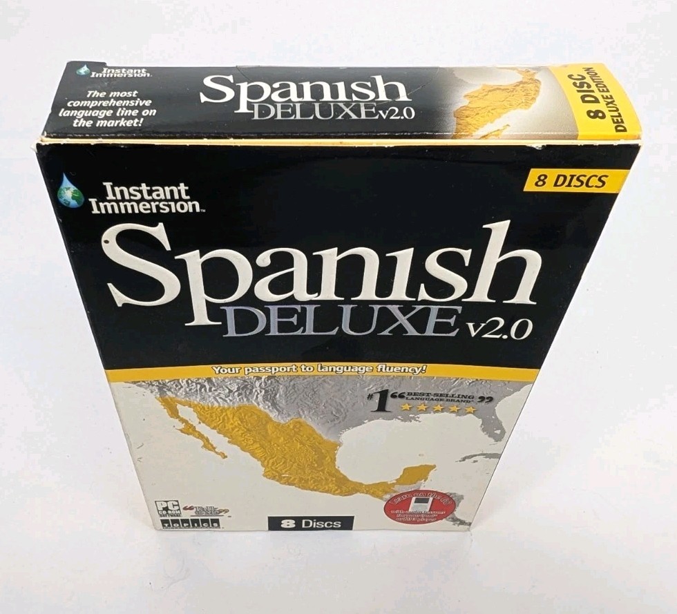 Topics Entertainment Instant Immersion Spanish Deluxe 2.0 Full Version - 8 Discs