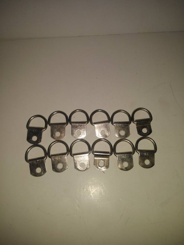 Flat D's for saddle attach saddle bags 12 pk Leather Saddle Work