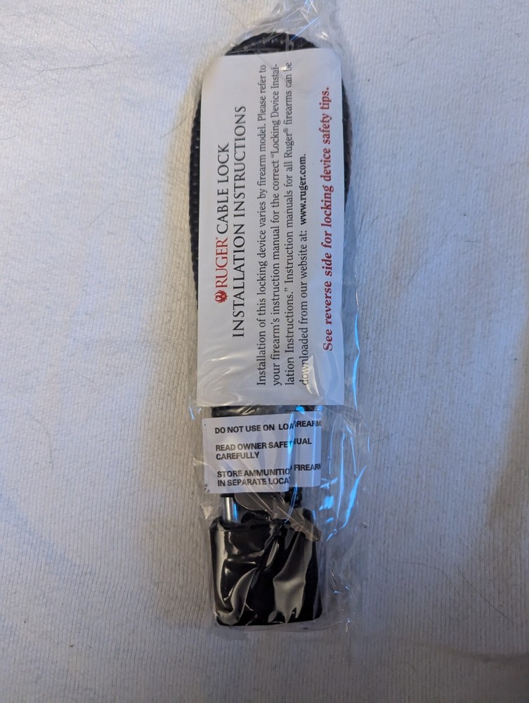 Gun Lock Ruger Firearm Gun Safety Cable Lock