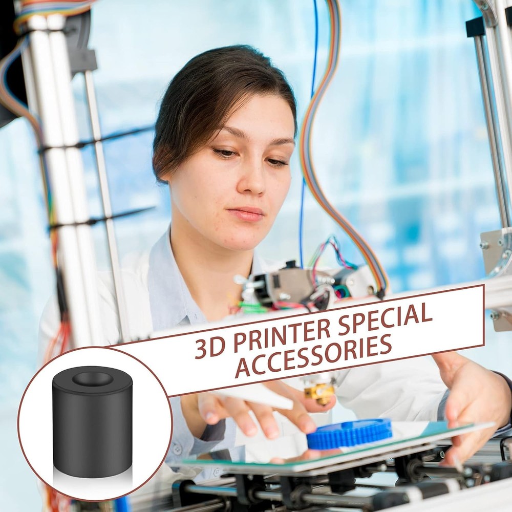 Honoson 8 Pcs 3D Printer Heatbed Parts Silicone Leveling Solid Bed Mount Stable