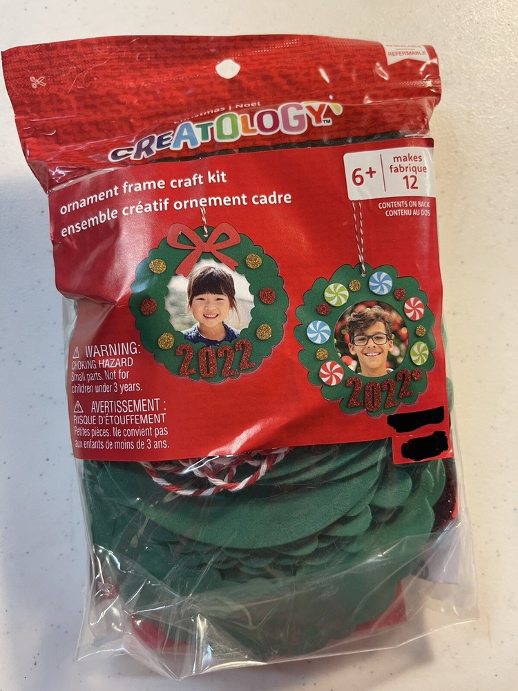 CREATOLOGY ORNAMENT FRAME CRAFT KIT NEW SKU A19