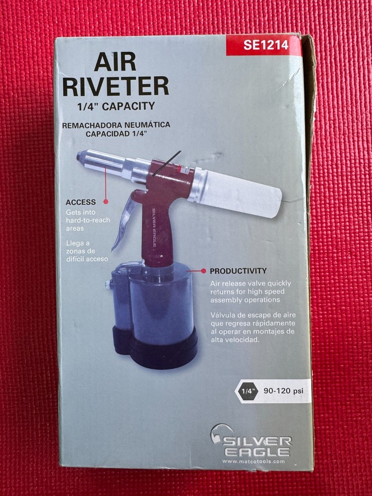 Matco 1/4" PNEUMATIC SILVER EAGLE RIVETER SE1214