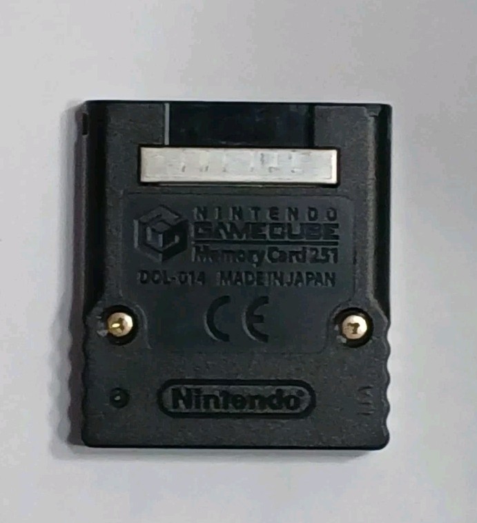 Official Nintendo GameCube Black Memory Card (DOL-014)