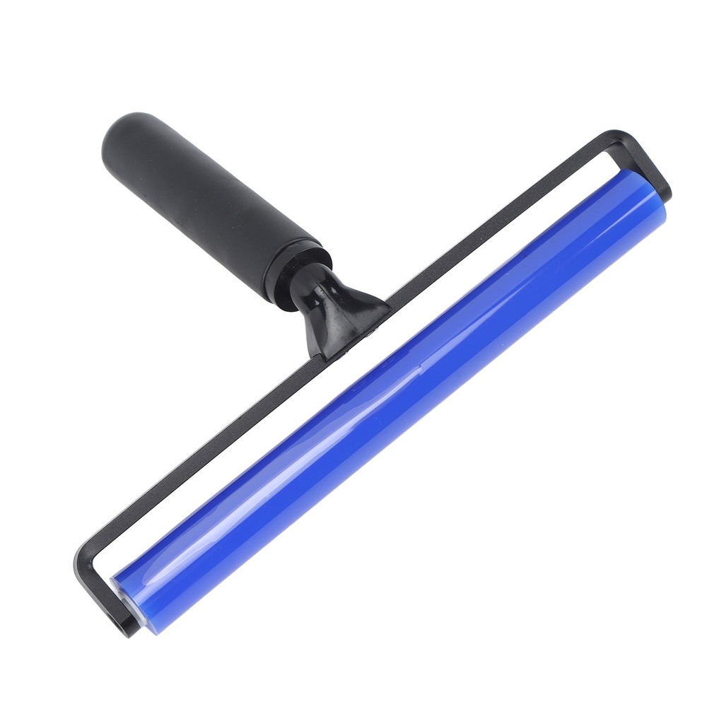 (10in)High Adhesion Blue Silicone Dust Roller Manual Dust Removal Roller US