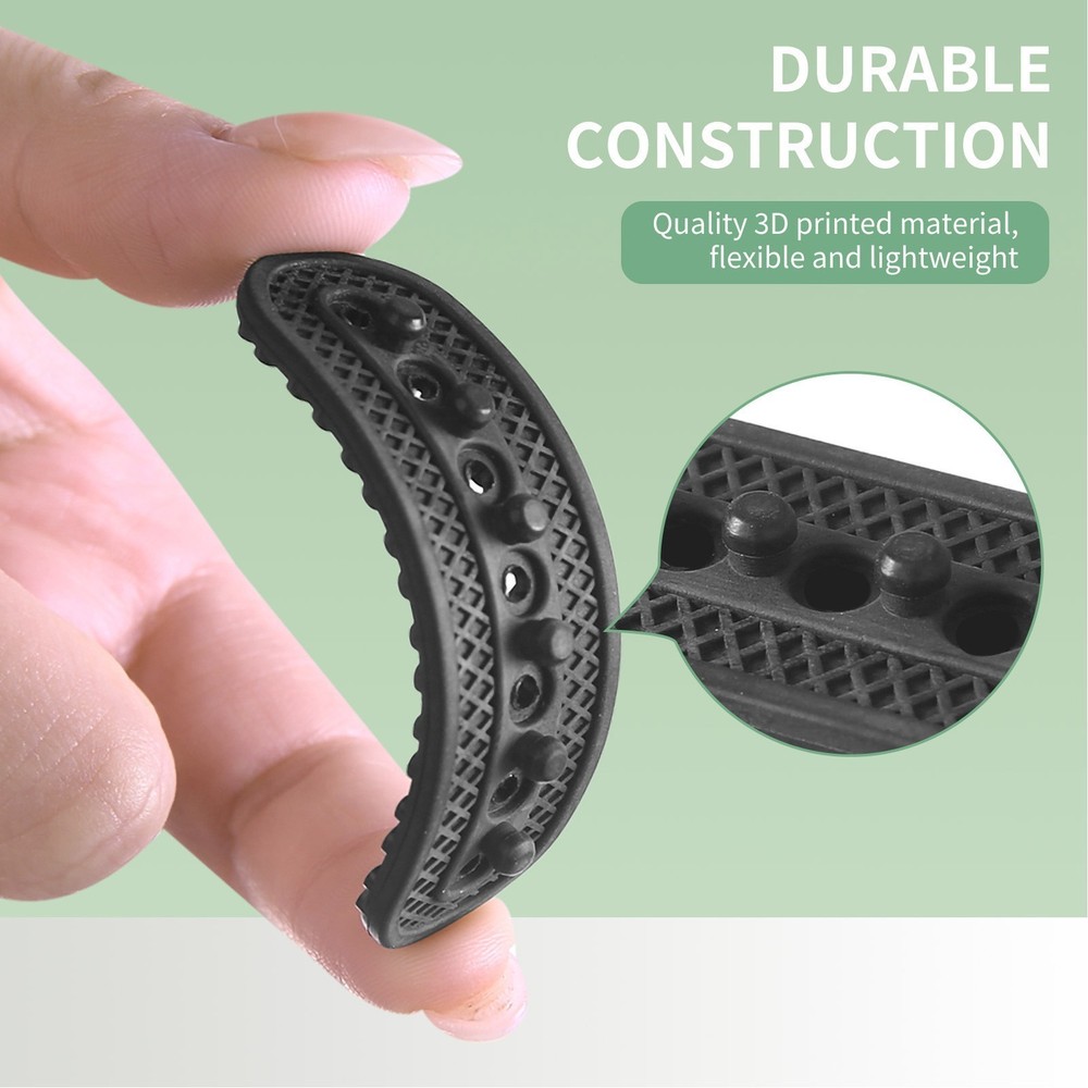 4PCS Hat Extender Extension Accessories Silicone 7 Holes Snapback Strap Baseball
