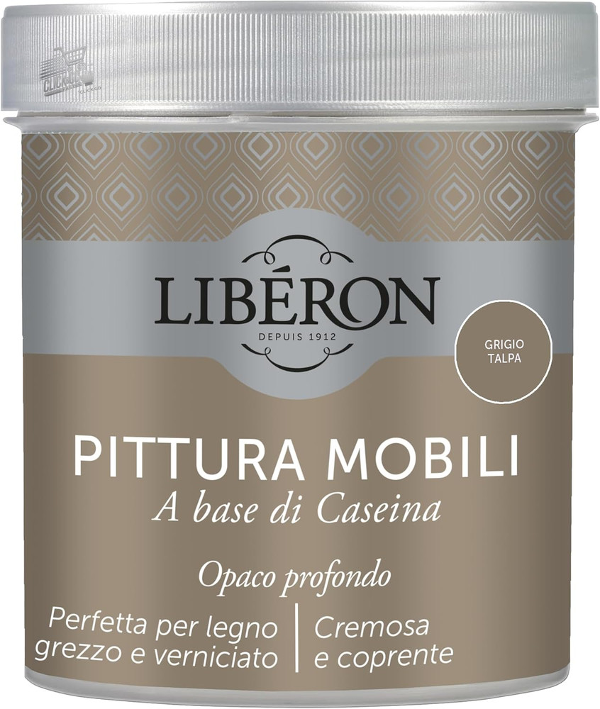 Casein Mole Grey Furniture Paint 0.5L